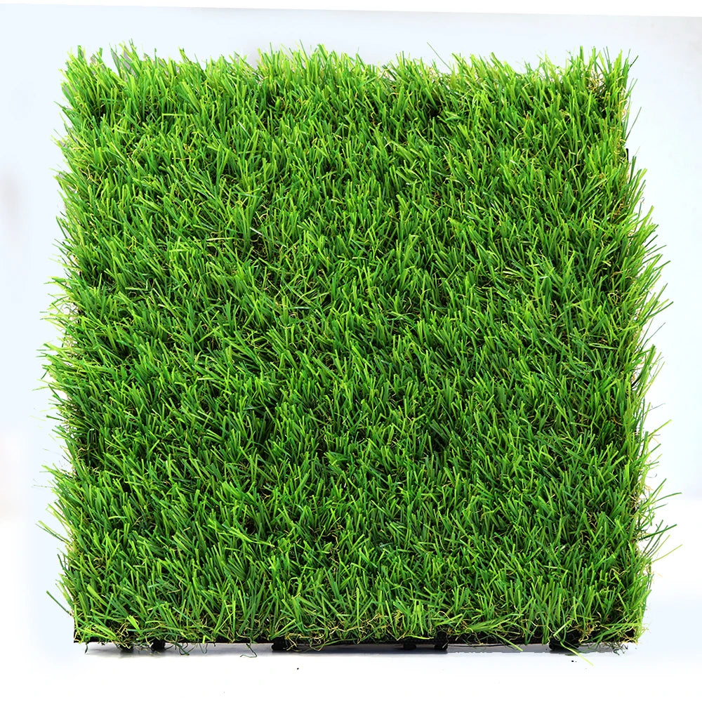 UNI Best Price Artificial Grass Tiles Easy Installation for Walls for Restaurants Made Plastic Wood Stone PE PP Outdoor Planting