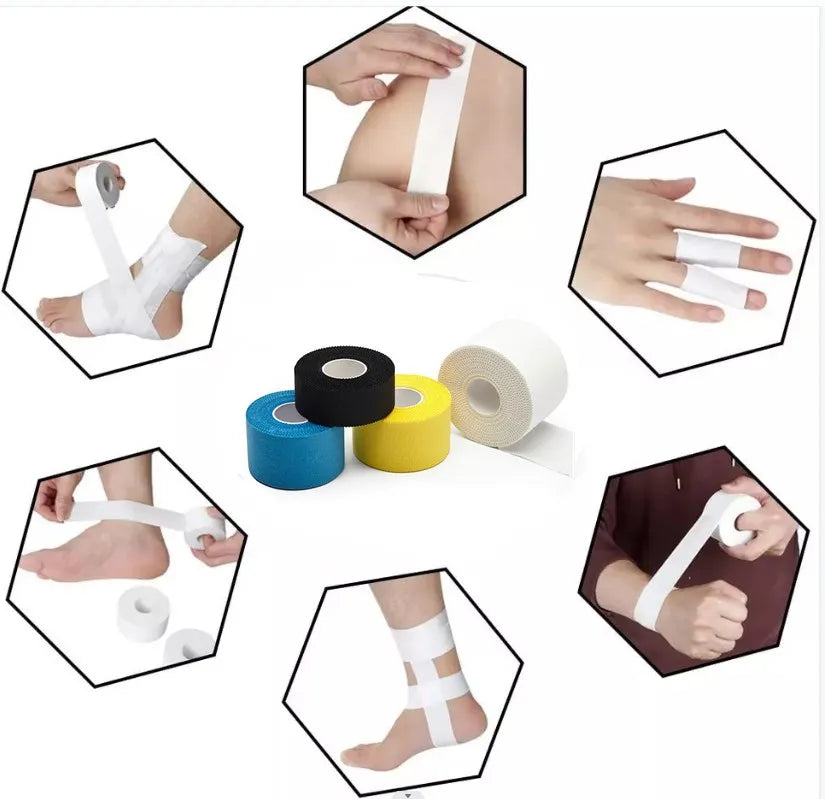 Volleyball Table Tennis Quality Zinc Oxide Rigid Tape Hypoallergenic Finger Tape Bjj