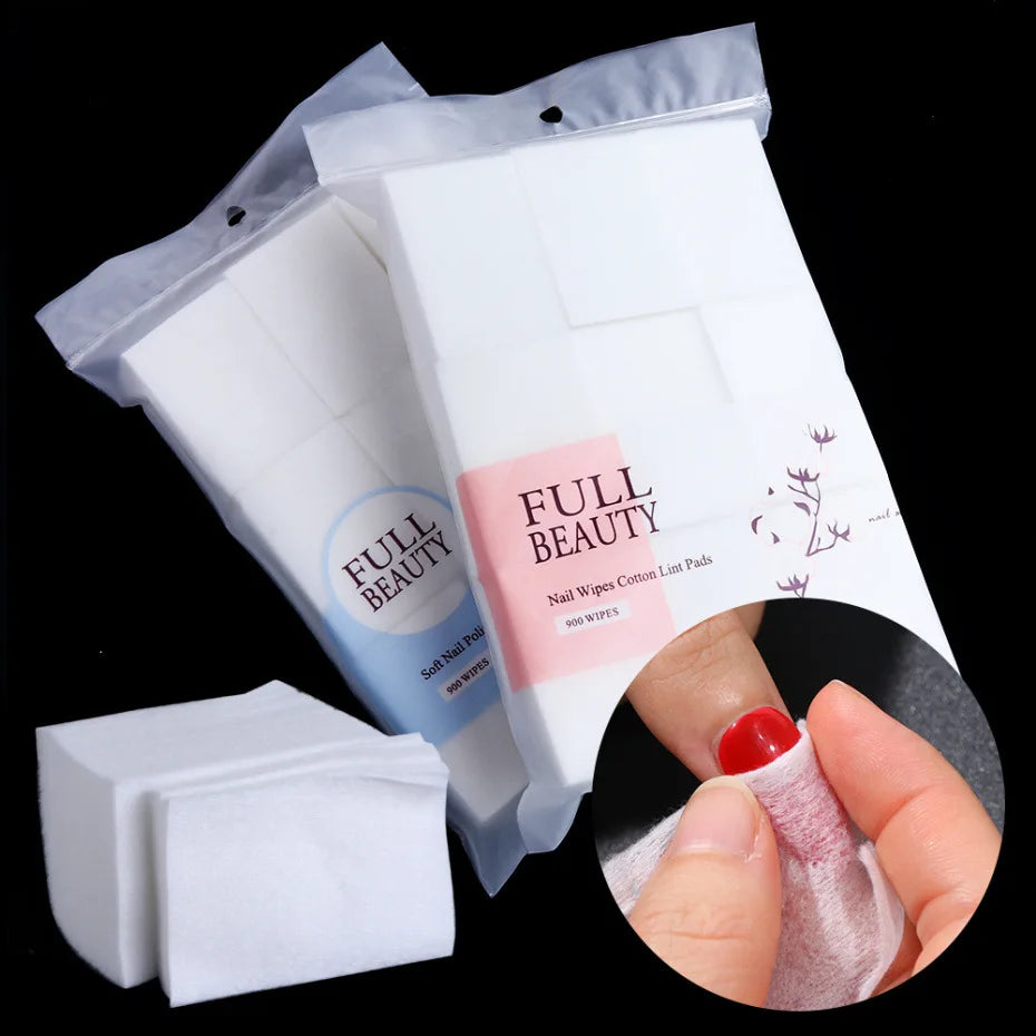 Hot Sale Wholesale Manicure Cotton Pad Nail Wipe Nail Polish Makeup Remover Pad Nail Cleaner Wipe