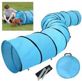 Rich Wholesale Durable Blue Dog Agility Tunnel with 3m/5m Sizes 210D Oxford Material Carrying Bag Stakes for Training Exercise