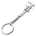 2025 New 0-40mm Tiny Vernier Caliper Cool Pendant Decoration Keyring Lightweight Keychain Measuring Gauging Tools