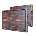 Multi-Functional Black Walnut Wood Cutting Board Personalized Kitchen Wooden Chopping Block Butcher Block by Name