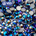 VDD SS4-SS30 076 Black Diamond AB Top Quality Glass Rhinestones Crystals Strass Flatback Stone For Nail Art Craft Decoration