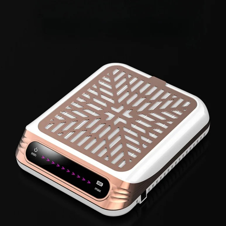 Brushless Intelligent LCD Touch Screen 80W High Power Electric Storage Nail Cleaner Charging Nail Dust Collector