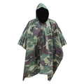 Camouflage Eco-Friendly Oxford Cloth PVC Coated Four Seasons Outdoor Activities Rain Cloak MegaBDM