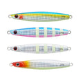 New Design Metal Fishing Lures 100g 4 Colors Luminous Lead Jigging Baits