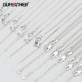 MB68 Copper Fashion Thin Necklace High Quality Nickel Free 18k Gold Rhodium Plated DIY Mash up Chain One Pcs/lot