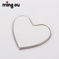 Tourist Souvenir Gift Sublimation Metal Blank Heart Fridge Magnets