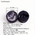 Bulk Buy 20mm LED Lens Clear PMMA Integrated Optics With Holder for Commercial Spotlight and Downlight Retrofit Kit