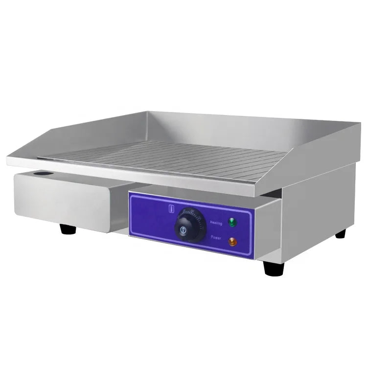 Professional Commercial Electric Hamburger Griddle New Condition Catering Supplies Burger Grills Range Griddles