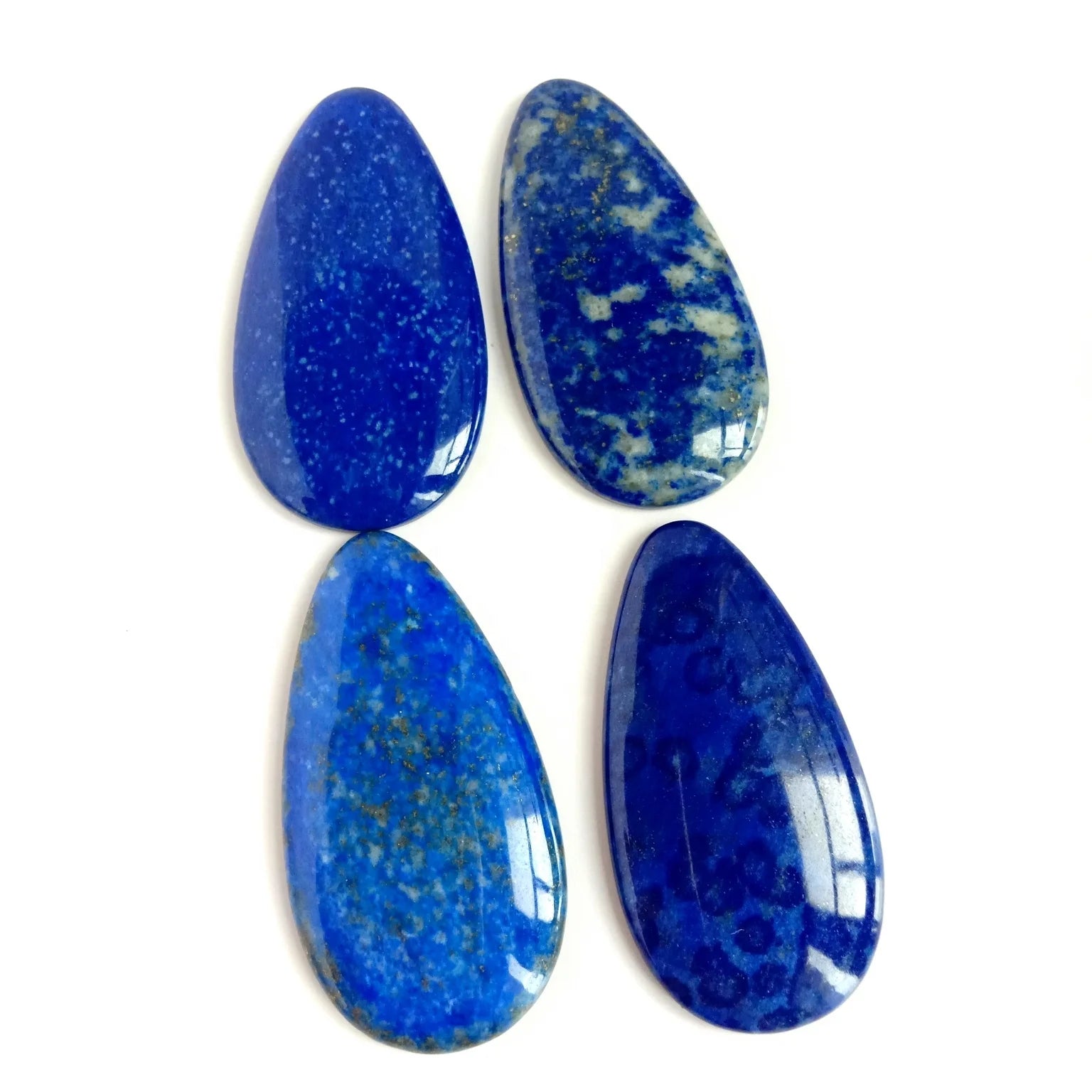 Genuine jewelry Lapis Gemstone Cabochon Natural Lapis 44*22*4mm