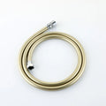 Brushed Gold PVC Shower Hose Bathroom Shower Tube Hose