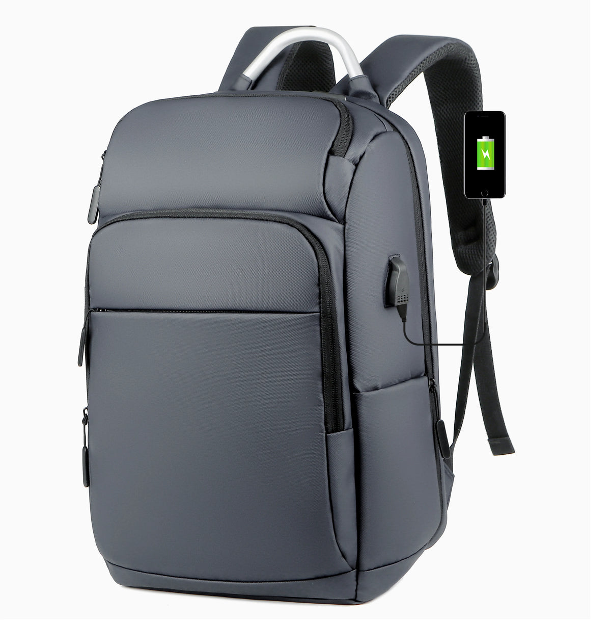 Custom Logo Outdoor Office Design Sports Oxford Black Man Usb Waterproof Bagpack Back Pack Design School Laptop Bag Backpacks