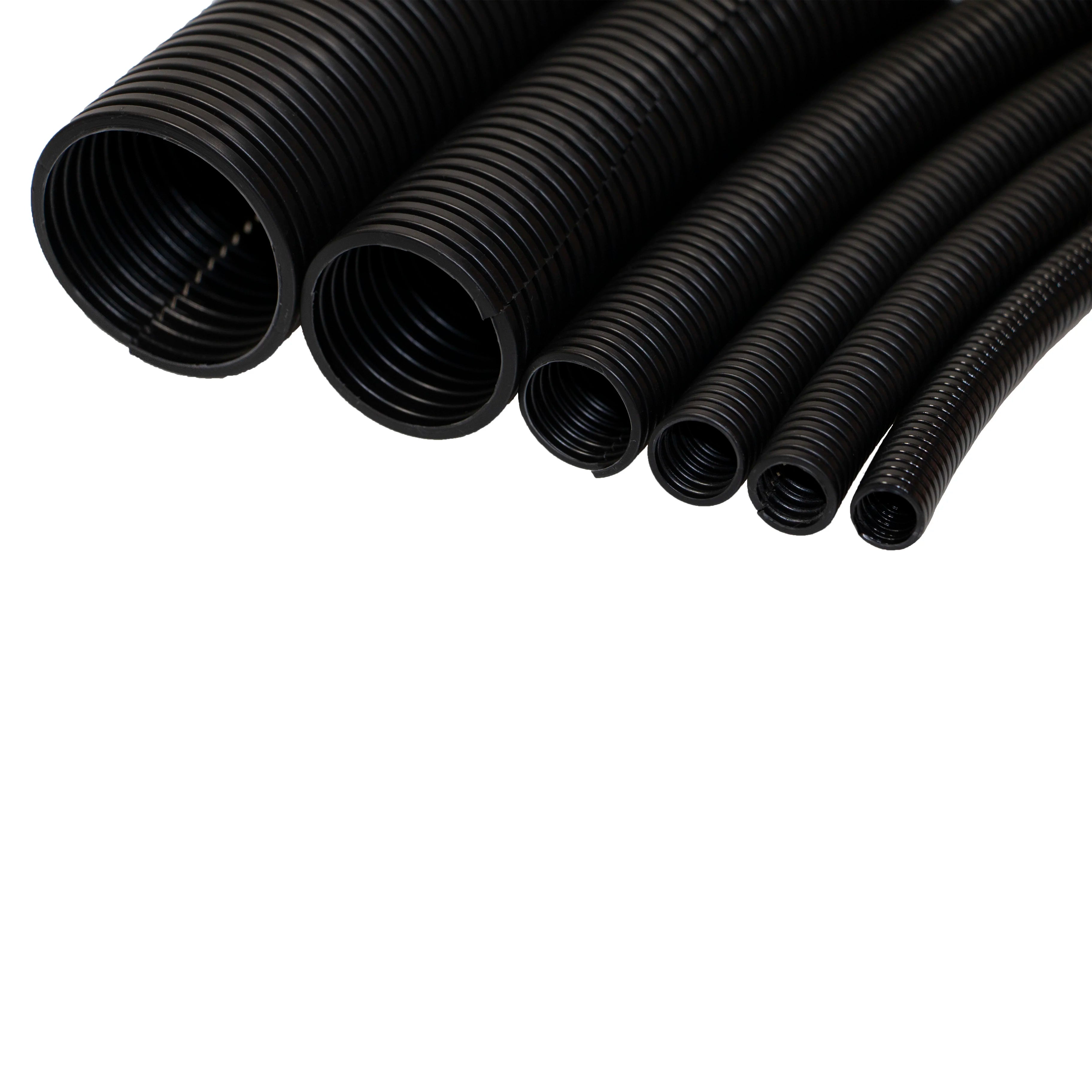 Hot Sales PP PE PA Corrugated Flexible Conduit UV Resist Split Wire Loom Tubing for Electric