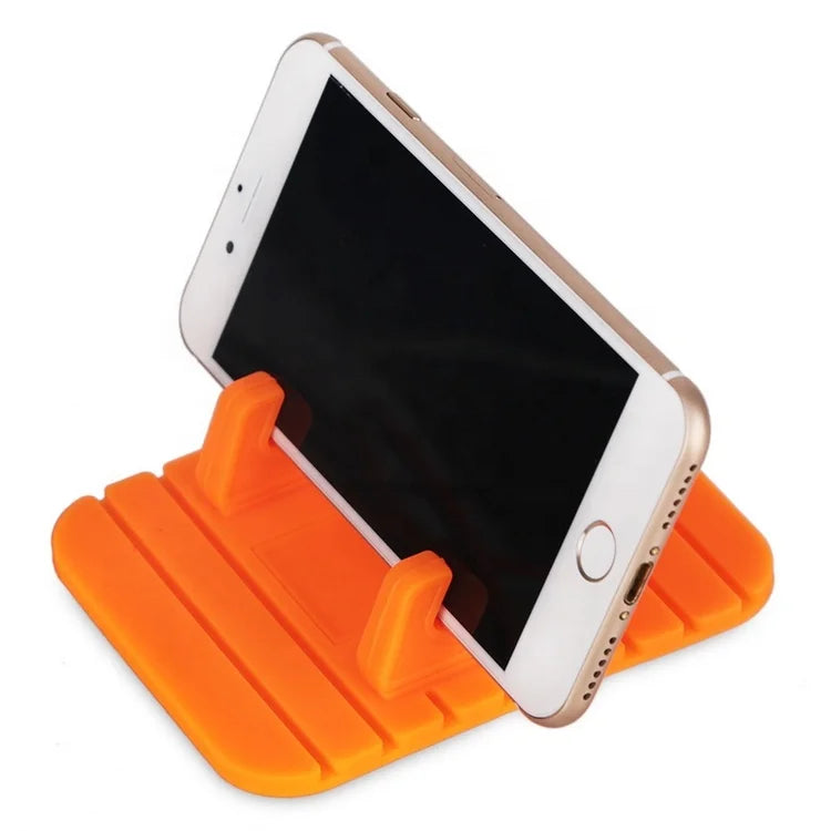 Factory Price Mobile Phone Stand Silicone GPS Bracket Anti Slip Mat Universal Desktop Car Phone Holder Soporte Para Telefono MegaBDM