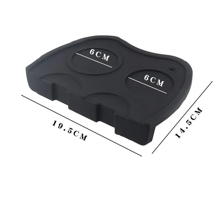 Wholesale Manufacturers Food Touch Black Stainless Steel 54mm Stocked Coffee Tamper Mat Pad