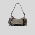 Niche Design Retro Locomotive Large Capacity Single Shoulder Multi-pocket Underarm Bag Female