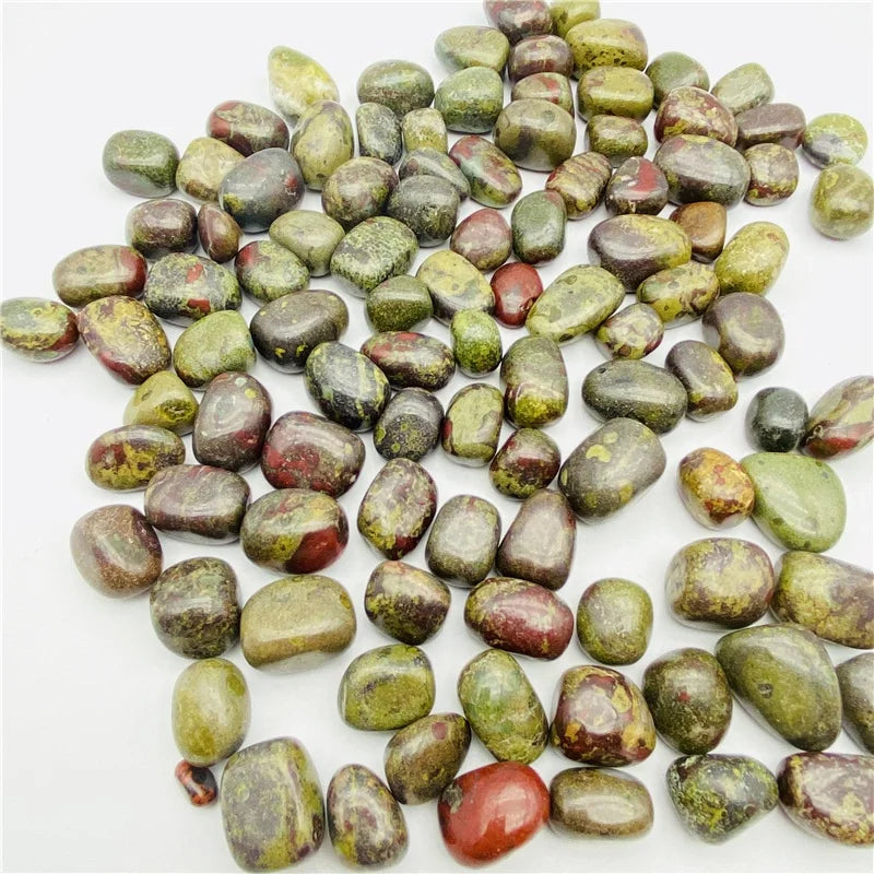 wholesale polished natural dragon blood stone crystals healing tumbled stones for home decoration