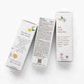 Custom White Cardboard Folding Paper Box for Cosmetics Skin Care Disposable Packaging with Gold Foil & Matt Lamination Print