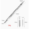 Double-ended Stainless Steel Spring Pine Needle Bar Repair Watch Band Link Pin Pusher Spring Bar Remover Filed Pin Repair Tool