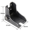 Furniture Connecting Accessories 90 Degree Self-lock Brackets Lock Extension Support for Table Leg Table Leg Folding Hinge