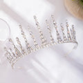 Hot Sale  Rhinestone Crystal Beauty Pageant Crowns & Tiaras Headband Show Catwalk Headdress Crown Bridal Tiara