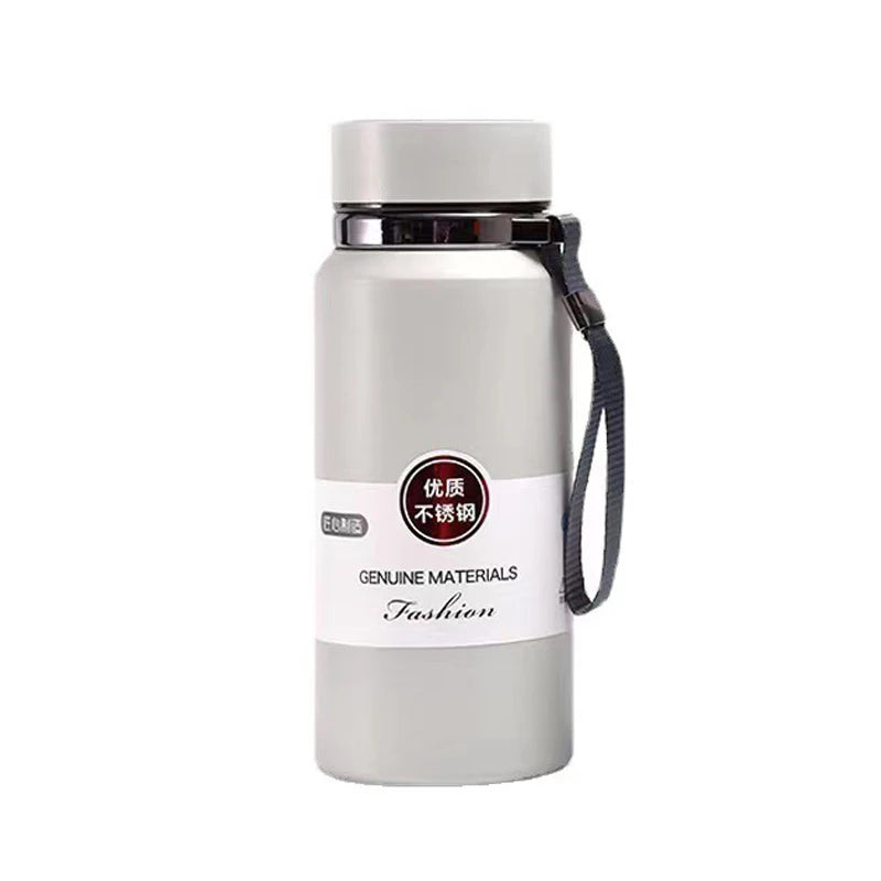 FX Factory New Smart High Capacity Leak-Proof Vacuum Thermos Cup Portable Stylish Handle Outdoor Car Sports Storage Water Bottle
