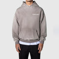 High Quality Cotton French Terry Oversize Thick Fleece Drop Shoulder Plain Pullover Fit Sweatshirt Custom Acid Washed Men Hoodie
