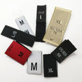 Shuttle Loom Embossed Cloth Key Chain Woven Label