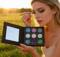 Hot Selling 9-Color Single Eyeshadow Palette Waterproof Matte Finish Shimmer Pigments Nature Metallic Packaging for Dark DIY