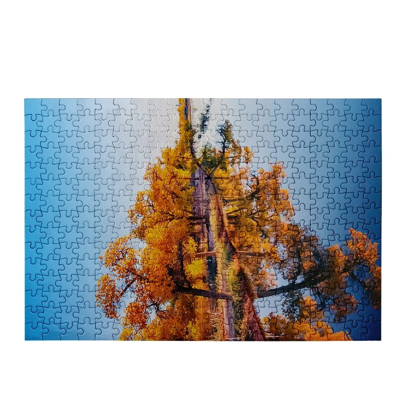 Wholesale A3 Blank Cardboard Jigsaw Sublimation Puzzles 300 Pieces for Children MegaBDM