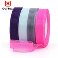 Factory Wholesale 20 mm Gift Ribbons Nylon Organza Ribbons Roll for Wrapping