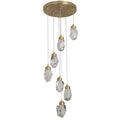Modern Simple Light Luxury Crystal Chandelier Hotel Apartment Lobby Decoration Pendant Lamp Staircase Droplight