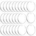 Factory Price Wholesale Custom Diy Round Hexagon  Note Board Blank Transparent Keychain Acrylic Blanks