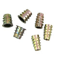 Hot Sale Customized Zinc Plated Hex Socket Fastener M4-M10 Thread Insert Tooth Nut for Furniture Legs Wood DIN Standard