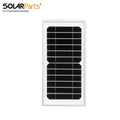 Monocrystalline Glass Solar Panel with Diode Added Connected Junction Box