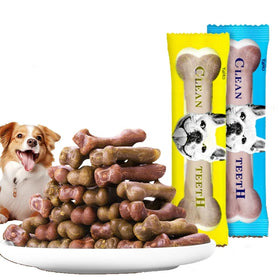 N4P Wholesale Private Label Healthy Chicken Beef Flavor Bone Dog Chew Treats Teeth Cleaning Dental Care Natural Dog Treats