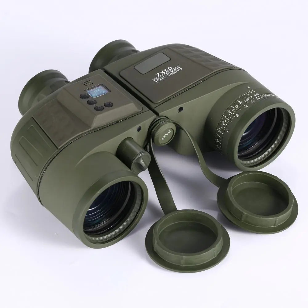 Secozoom High Power 10X50 Long Distance Digital Electric Compass Marine HD Waterpoof FMC Lens BAK4 Prism Auto Focus Binoculars