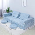 CertiPUR-US Certified Kids' Play Sofa Living Room Kids' Sofa Sectional Modern Sofa Toddler Foam Block Sofa