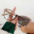 LvCong 2023 Cat Eye Glasses for Computer Anti Blue Light Eyewear Vantage Blue Light Blocking Photochromic Eyeglasses Frames