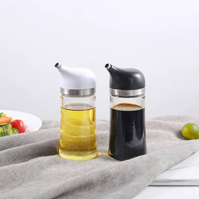 Kitchen Cooking Olive Oil Dispenser Bottle Kitchen Sauce Vinegar Oil Dispenser with 150ml Glass Bottle