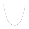 925 Sterling Silver Basic Chain Necklace Collection Box Chain Necklace Bead Chain Link for Women Simple Fine Jewelry SCA027