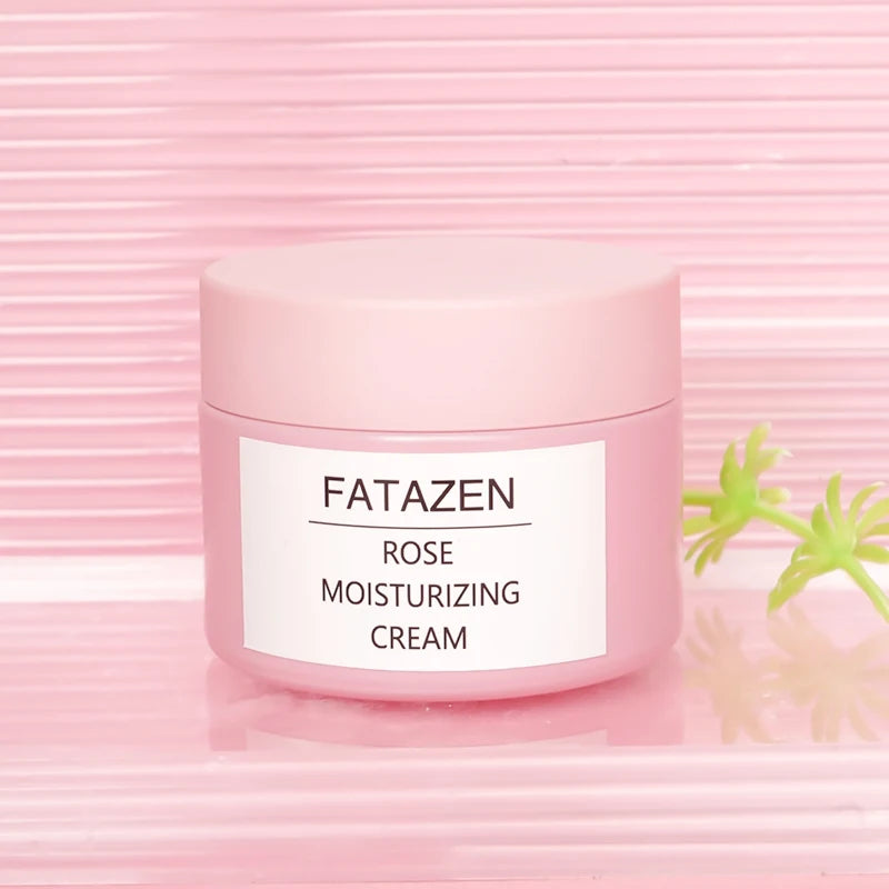 FATAZEN Private Label Deep Lasting Hydration Damascus Rose Moisturizer Skin Care Products Moisturizing Facial Cream