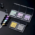 Nail Pearl Glass Cream Nail Pearl Fine Sparkling Magic Mirror Powder Gold and Silver Cloud Brocade Powder Nail Sparkling Powder