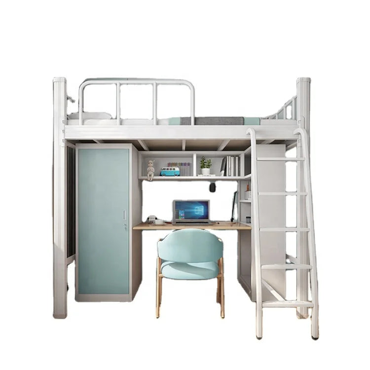 Wholesale School Loft Bed With Desk Manufacturer Loft Bed With Wardrobe