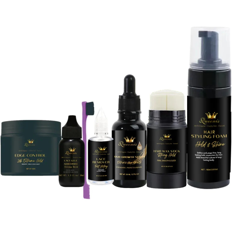 Multi-function Lace Wig Kit Adjustable Size OEM/ODM Strongly Fixed Rose Water Braid Sheen Spray