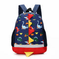 Oem China Fashion Student Black Dinosaur Printed Cute Backpack