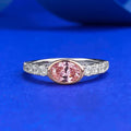 Hot Sale Iced Out Jewelry 925 Sterling Silver Iced Out Ring for Women Gift Anniversary Promise Engagement Rings