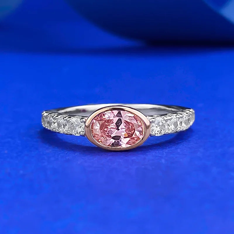 Hot Sale Iced Out Jewelry 925 Sterling Silver Iced Out Ring for Women Gift Anniversary Promise Engagement Rings