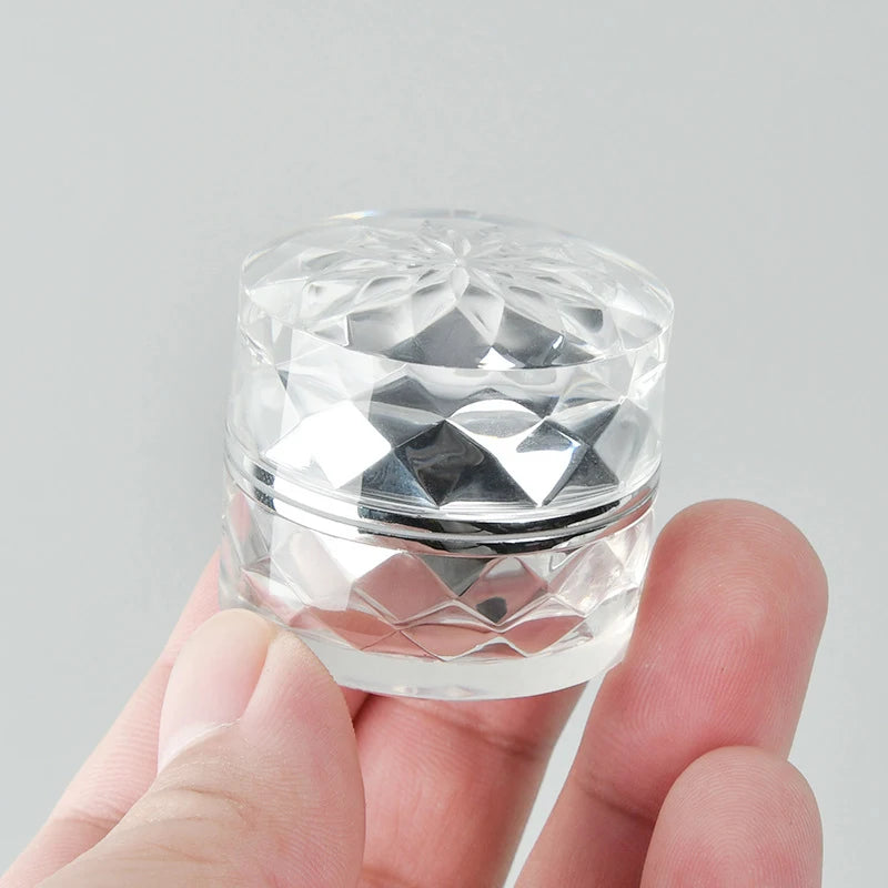 Popular Vial Acrylic Jar 5g Empty Round Eye Cream Container Sample Portable Travel Face Lotion Sample Cosmetic Jars Packaging
